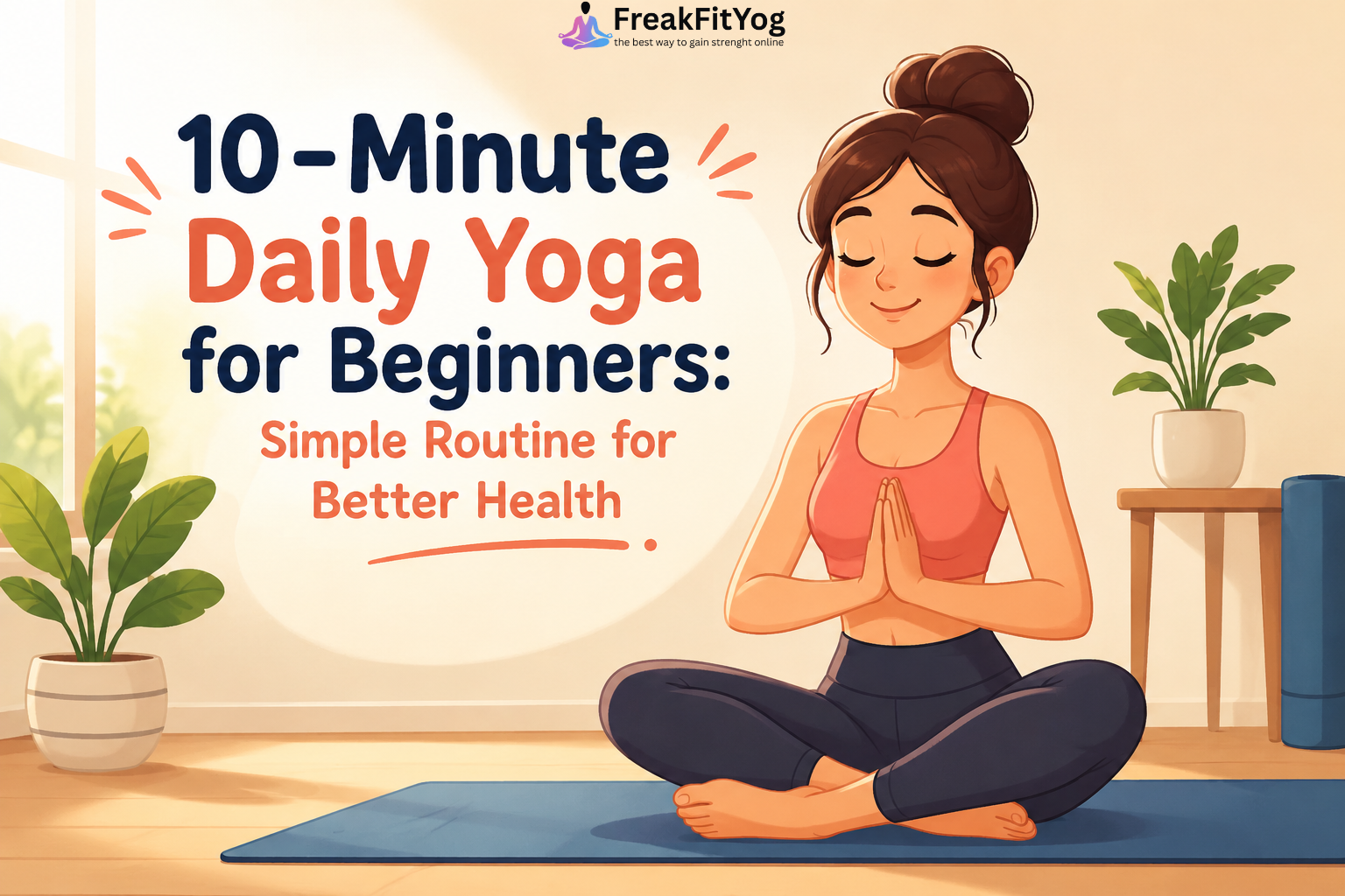 10-Minute Daily Yoga for Beginners: Simple Routine for Better Health