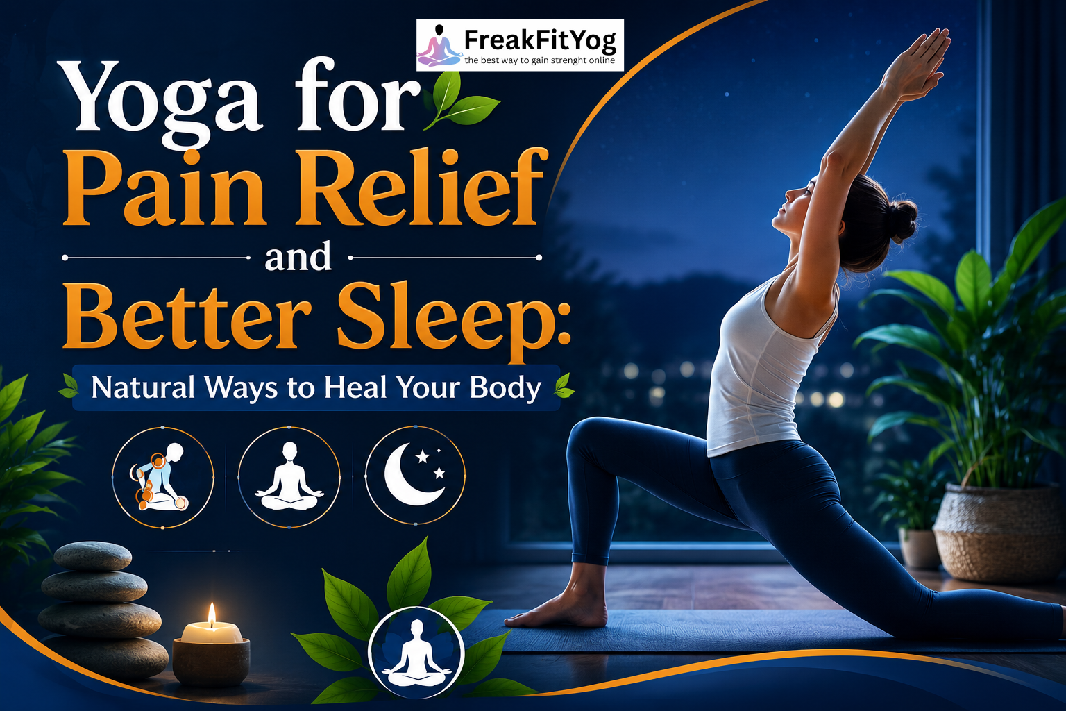 Yoga for Pain Relief and Better Sleep: Natural Ways to Heal Your Body