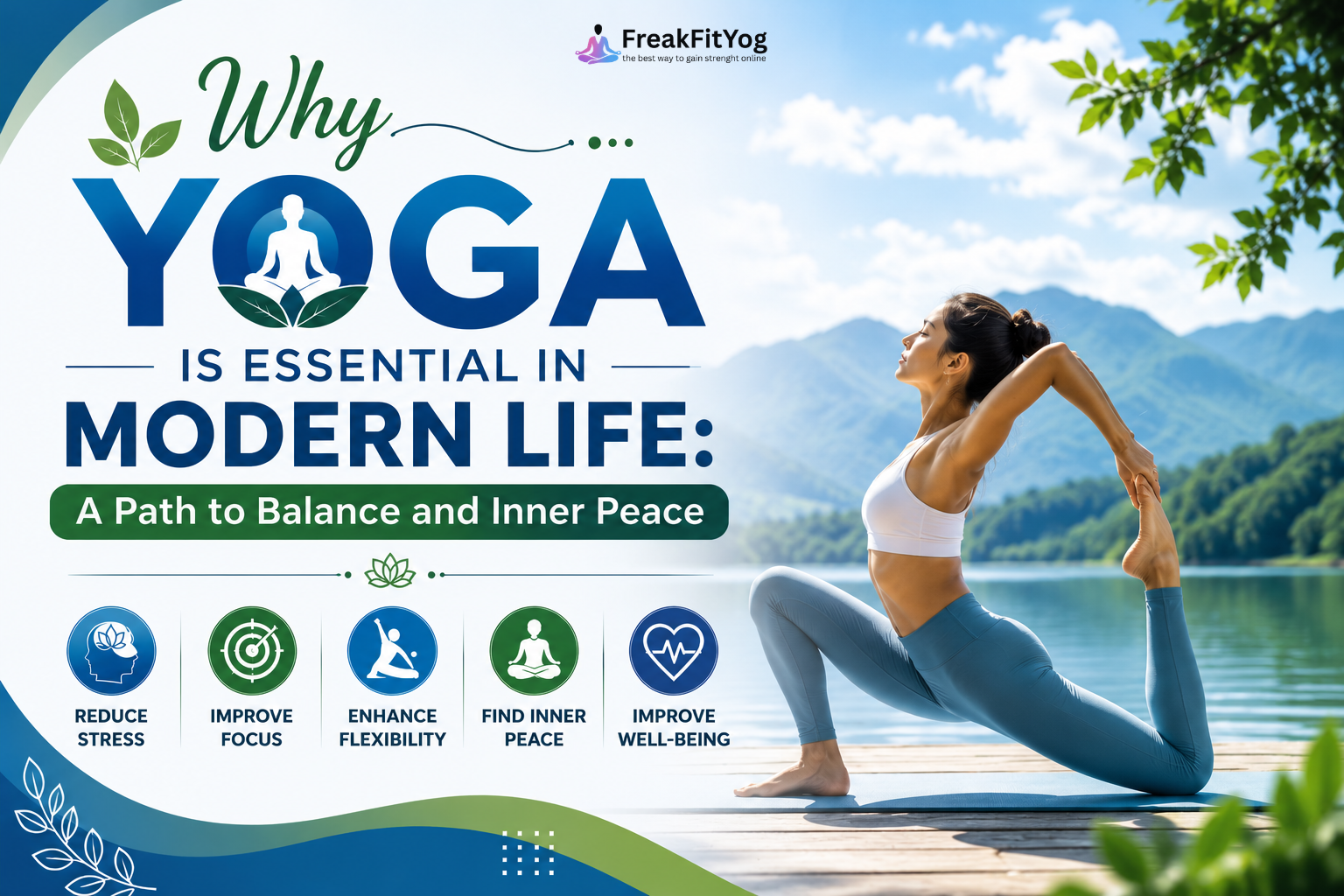 Why Yoga Is Essential in Modern Life: A Path to Balance and Inner Peace