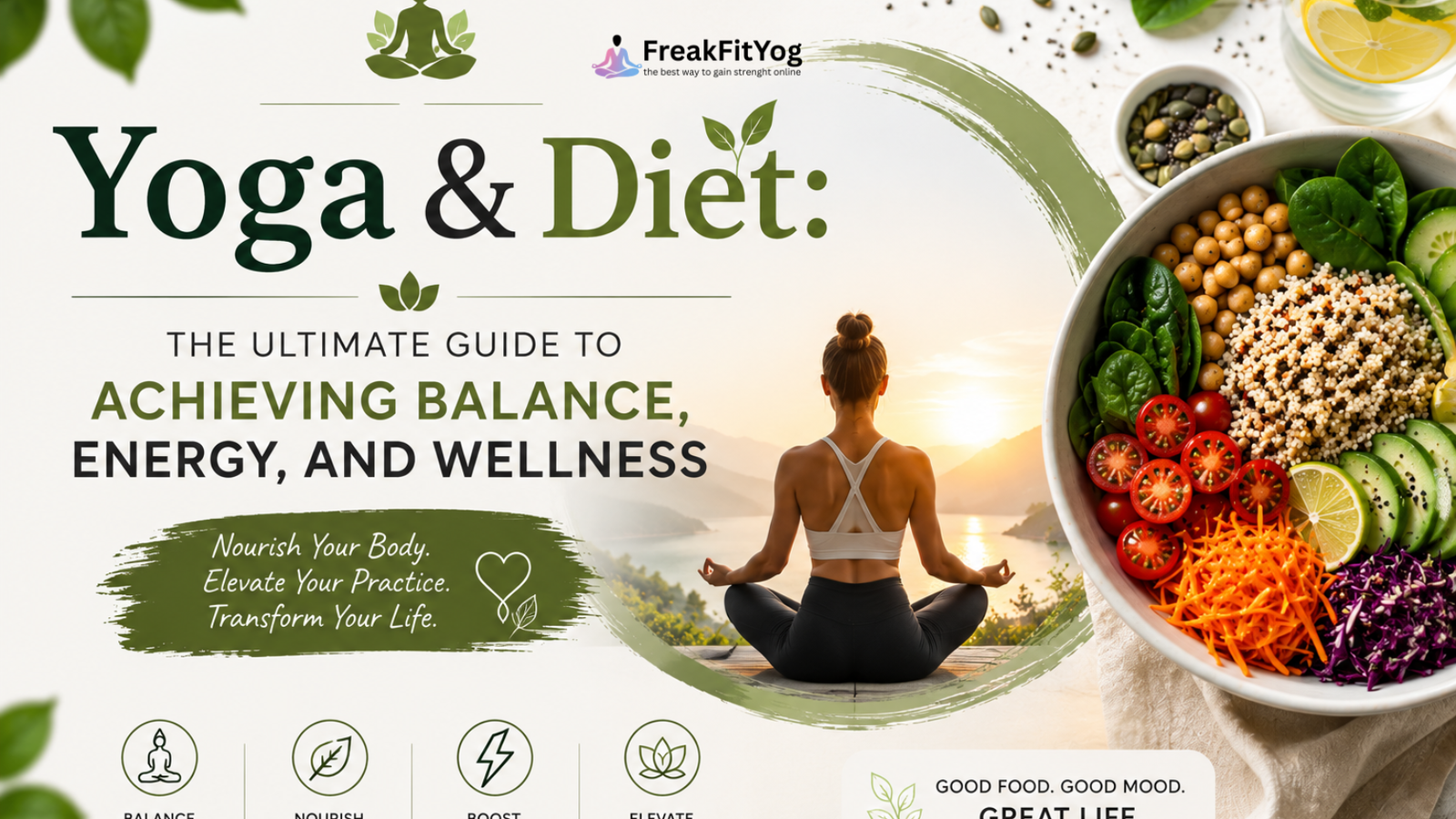 Yoga and Diet: The Ultimate Guide to Achieving Balance, Energy, and Wellness