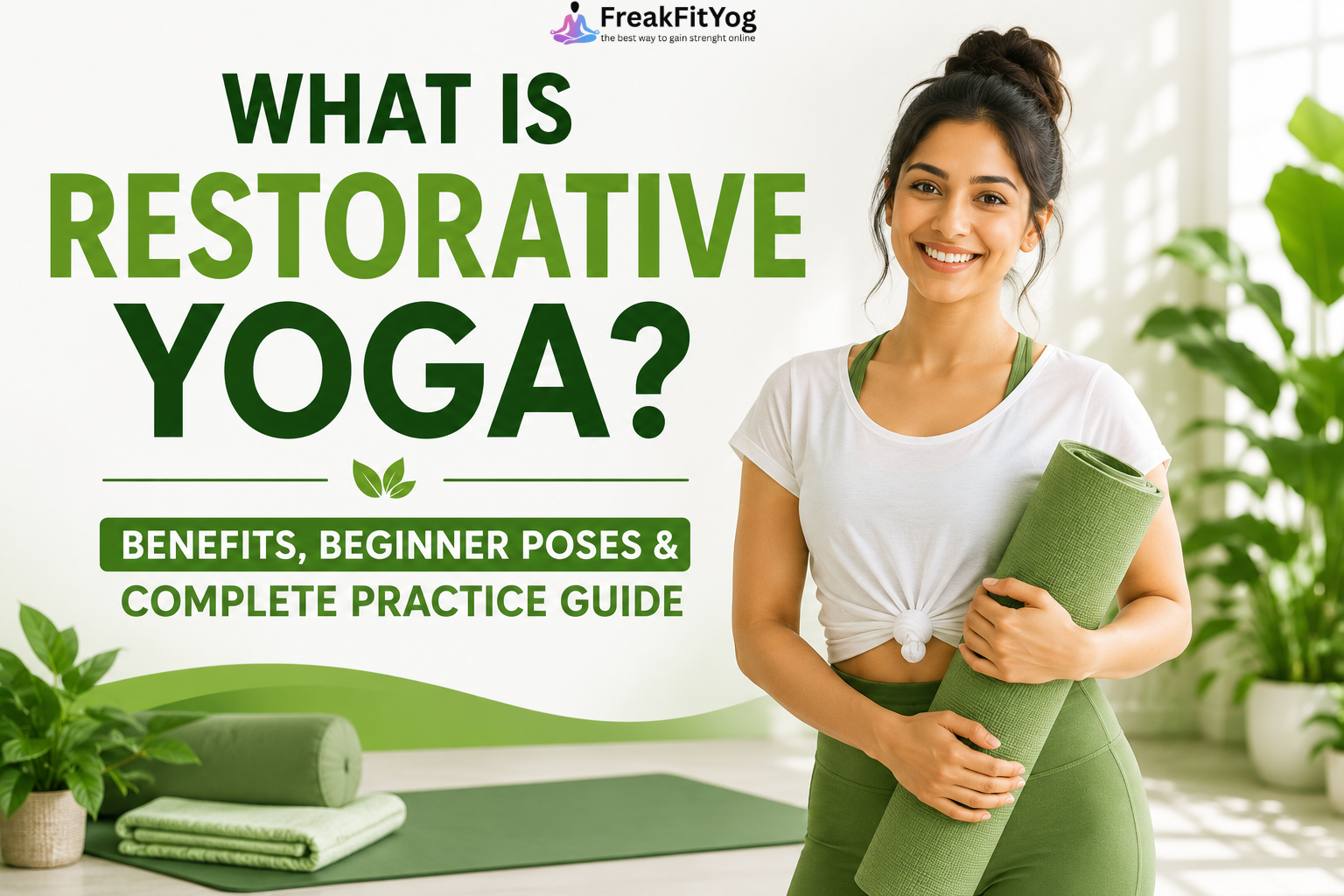 What Is Restorative Yoga? Benefits, Beginner Poses & Complete Practice Guide