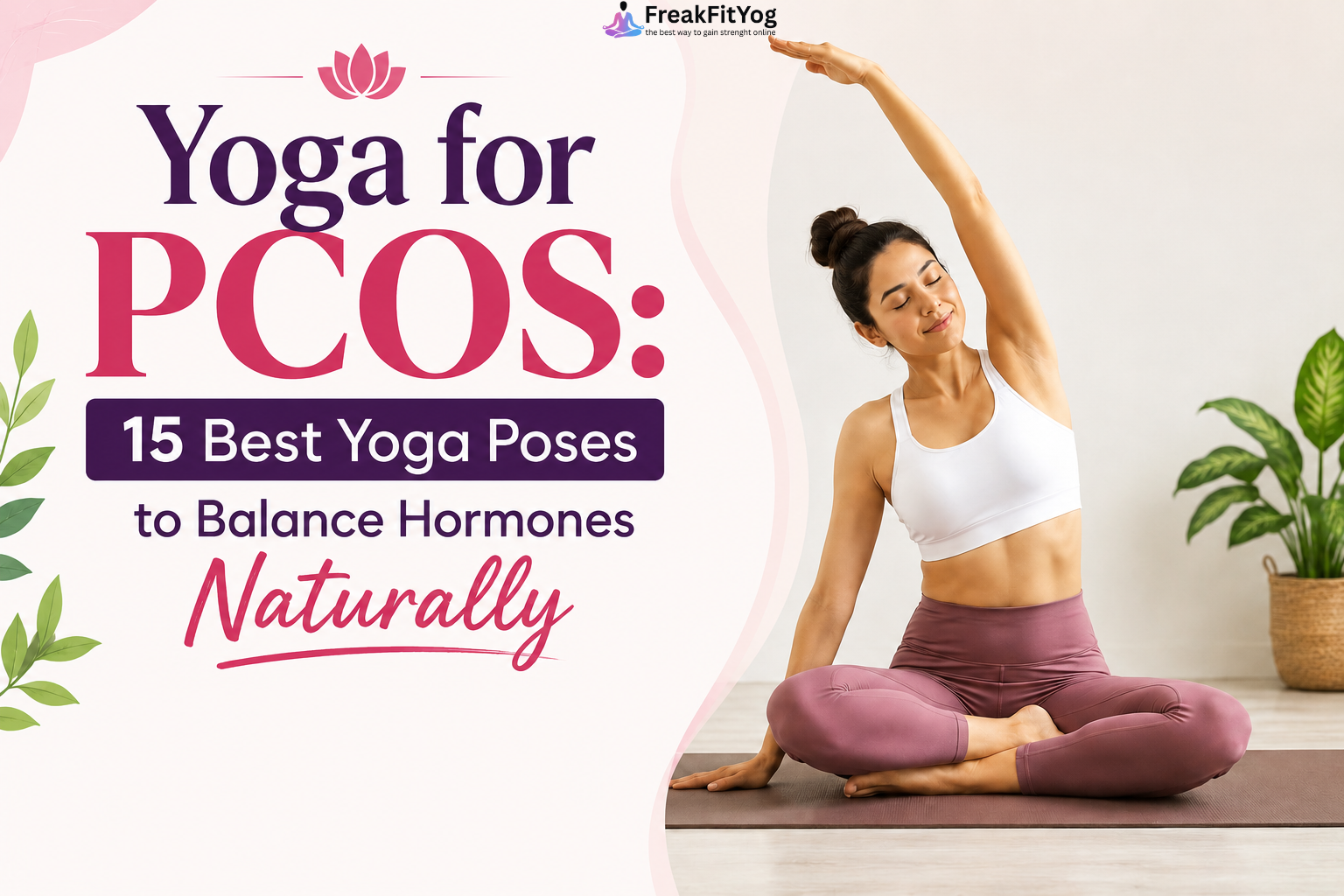 Yoga for PCOS: 15 Best Yoga Poses to Balance Hormones Naturally