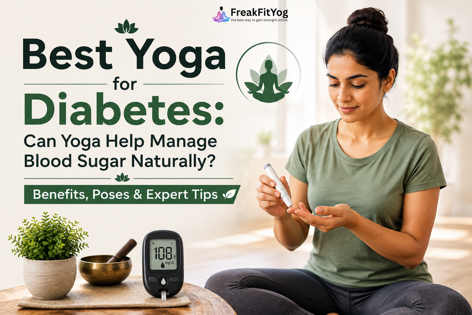 Best Yoga for Diabetes: Can Yoga Help Manage Blood Sugar Naturally? Benefits, Poses & Expert Tips